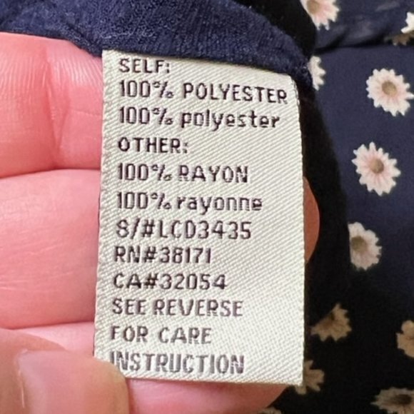 SALE!! 2 for $15 Lucca Couture Womens Size Small Navy Floral Sundress Mini‎ - Picture 5 of 12